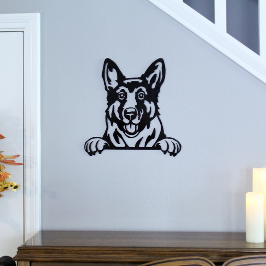 German Shepherd - Steel Sign