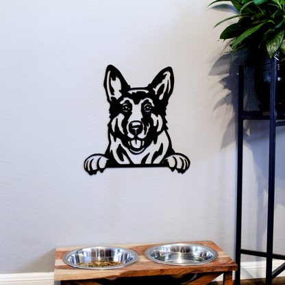 German Shepherd - Steel Sign