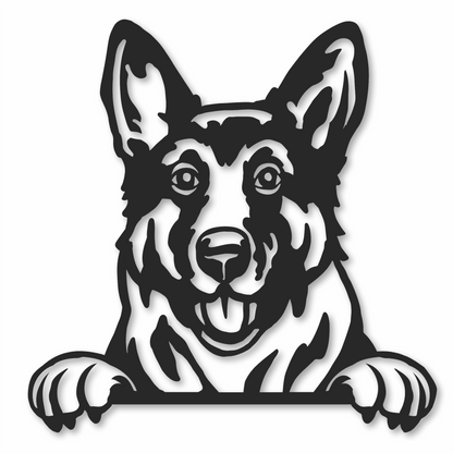 German Shepherd - Steel Sign