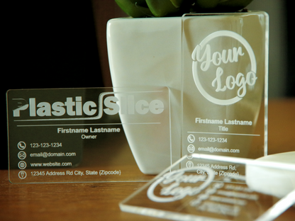 Business Cards - Laser Engraved Acrylic